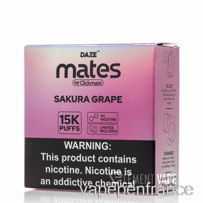 7 Daze Mate Pods Stylo Vape De Raisin Sakura